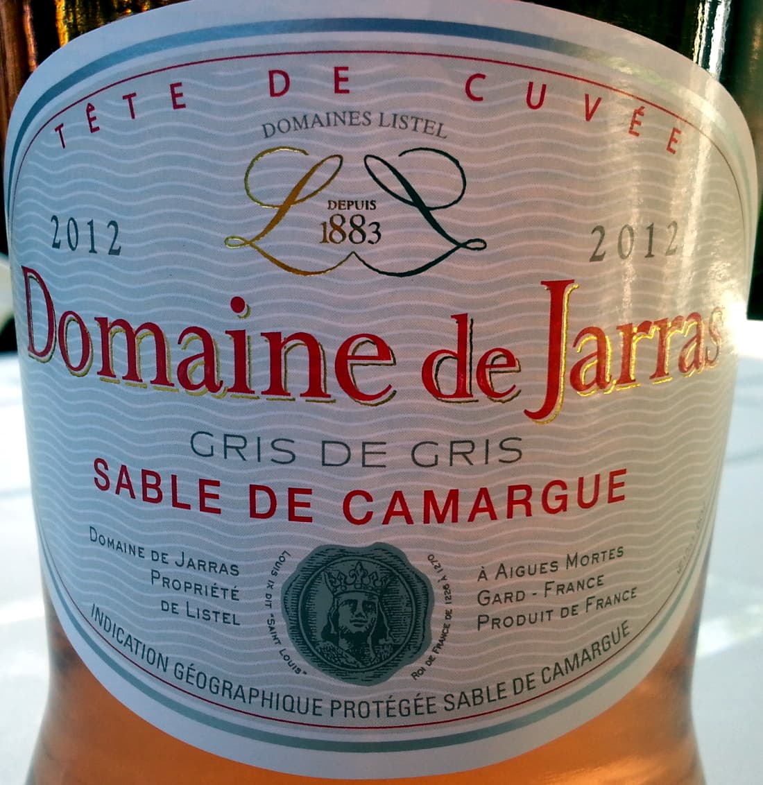 Listel Domaine de Jarras - Gris de gris packshot