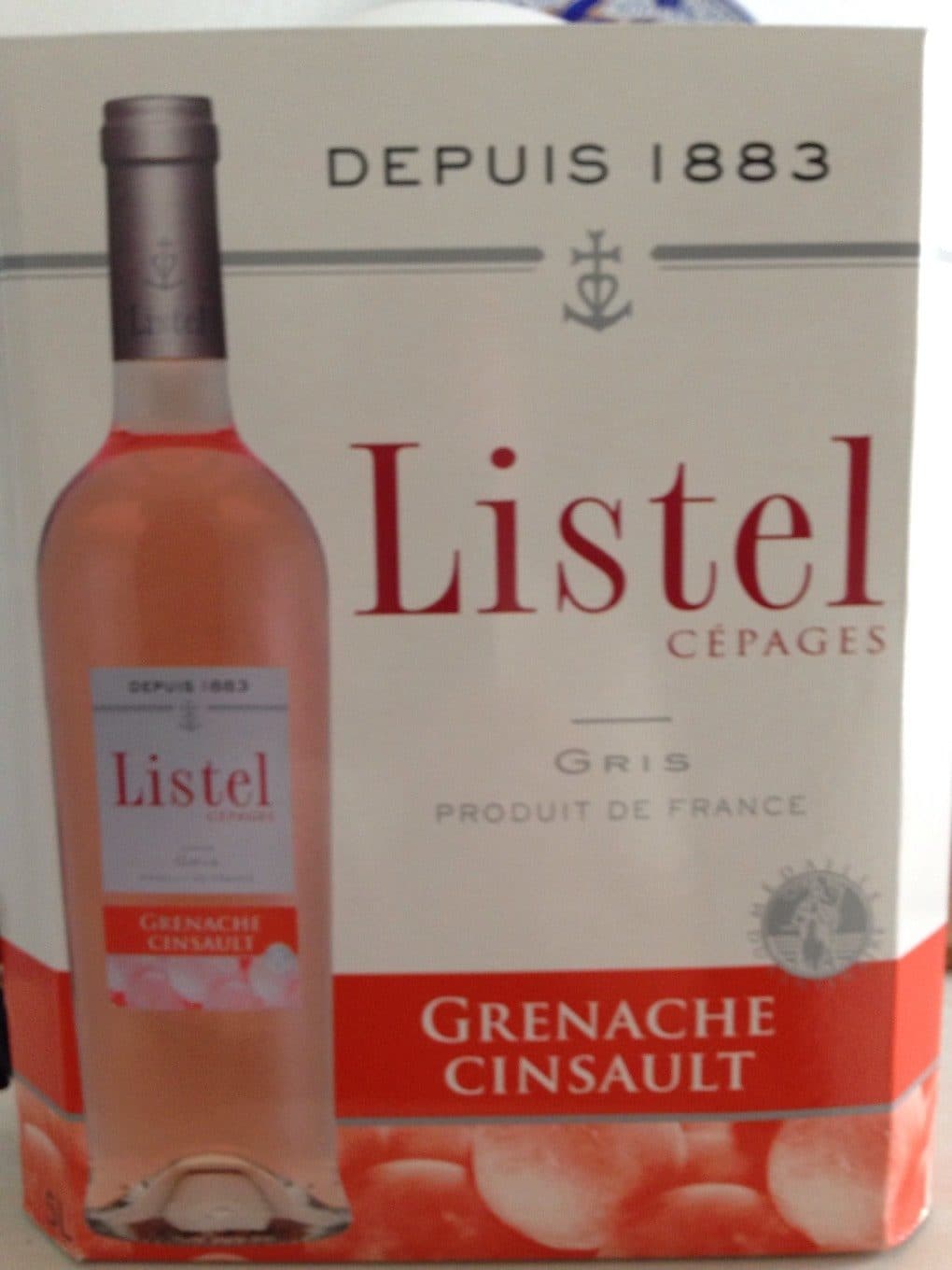 Listel Grenache/Cinsault packshot