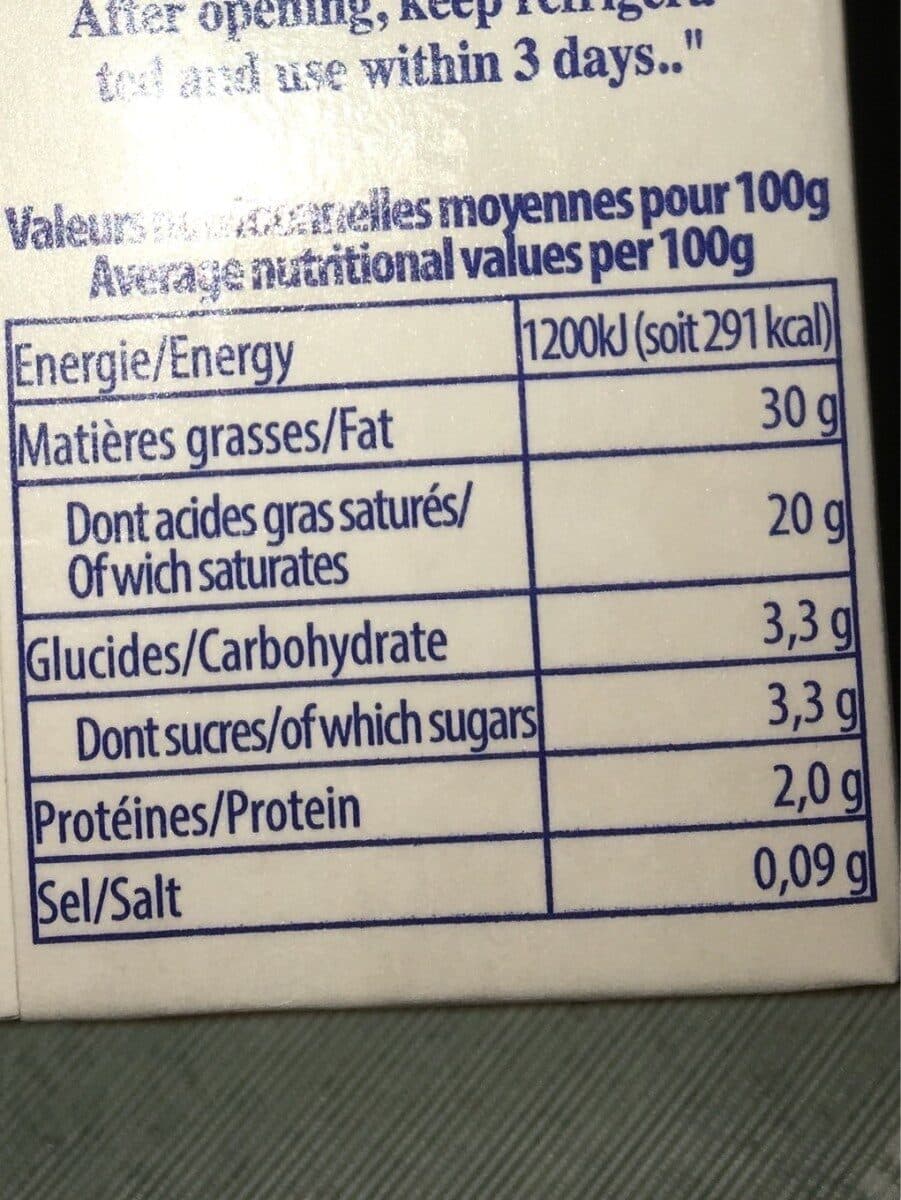 Flory Crème Uht 30 % packshot
