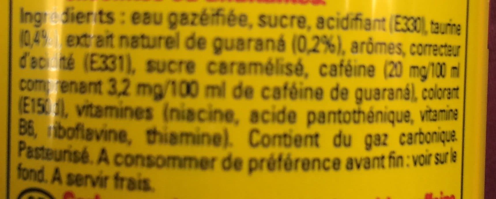 Open Food Facts Dark Dog Energy Drink - Nouvelle Recette A La Taurine packshot
