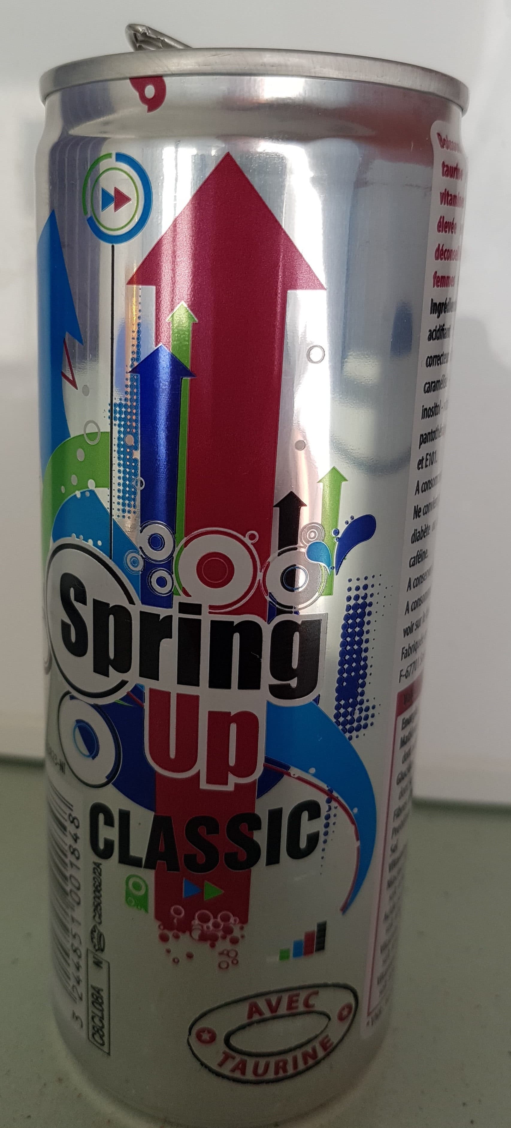 Spring Up Energy Drink packshot