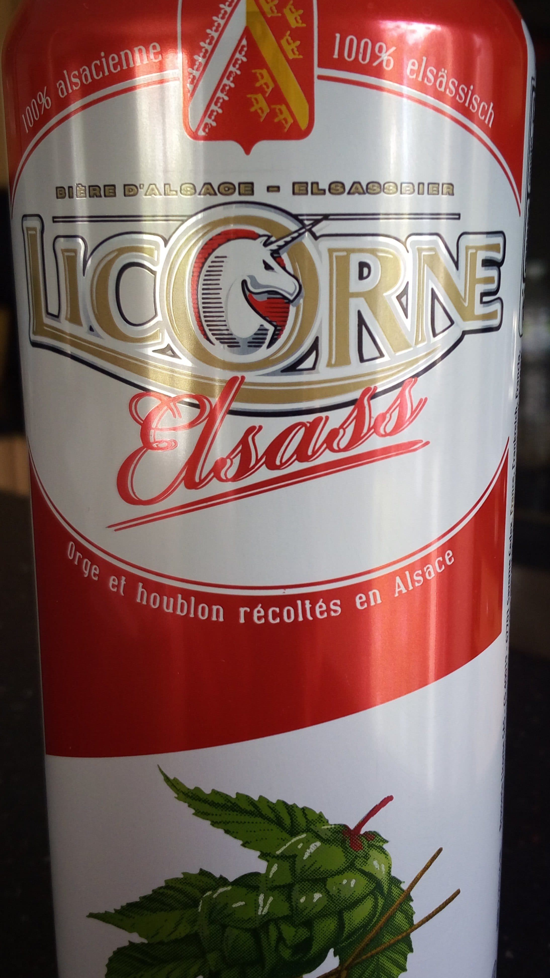 Licorne Bière d'Alsace Licorne Elsass packshot