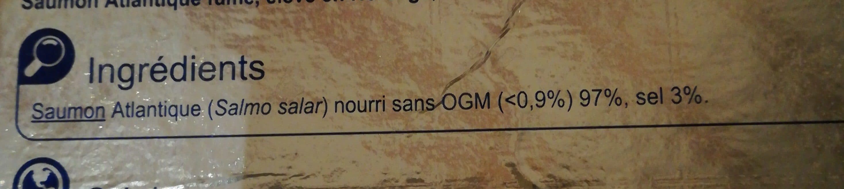 Open Food Facts Saumon fumé Norvège packshot