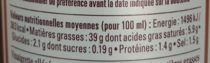 La Tourangelle La Vinaigrette sesame soja packshot