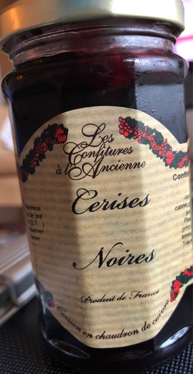 Open Food Facts Confiture Cerise Noire packshot
