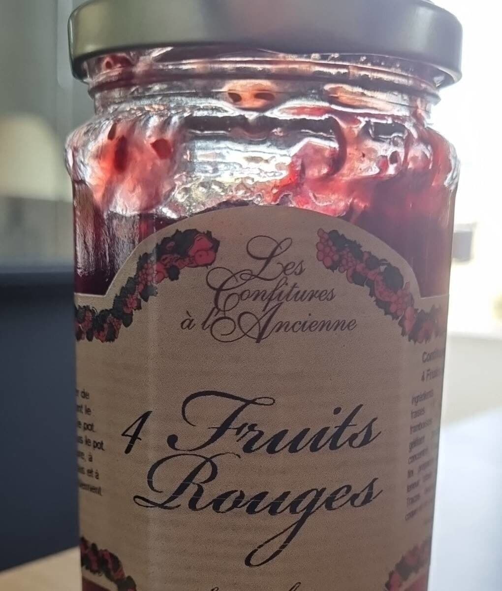Les Confitures à l'Ancienne 4 fruits rouges packshot