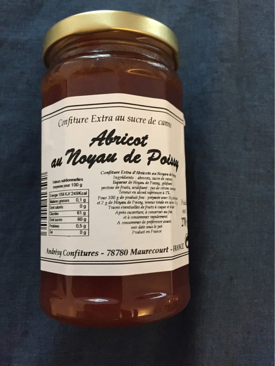 Andrésy Confitures Confiture Abricot au Noyau de Poissy packshot