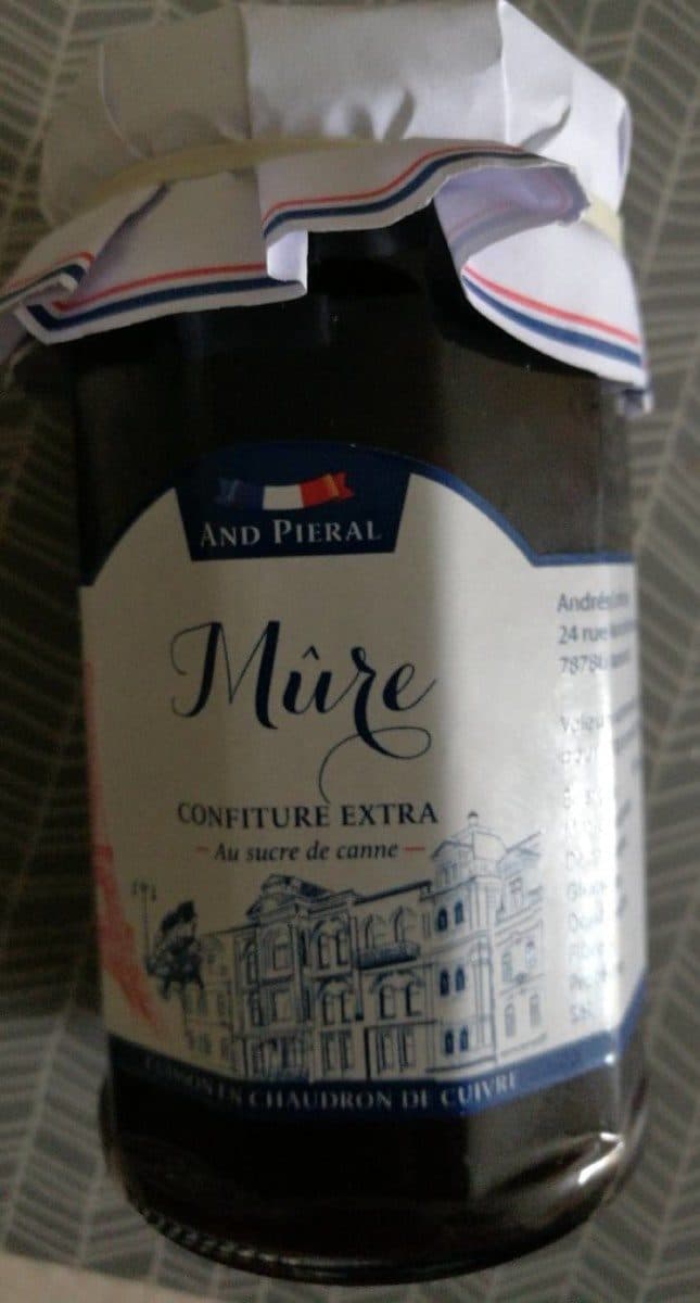 Open Food Facts Confiture mûre packshot