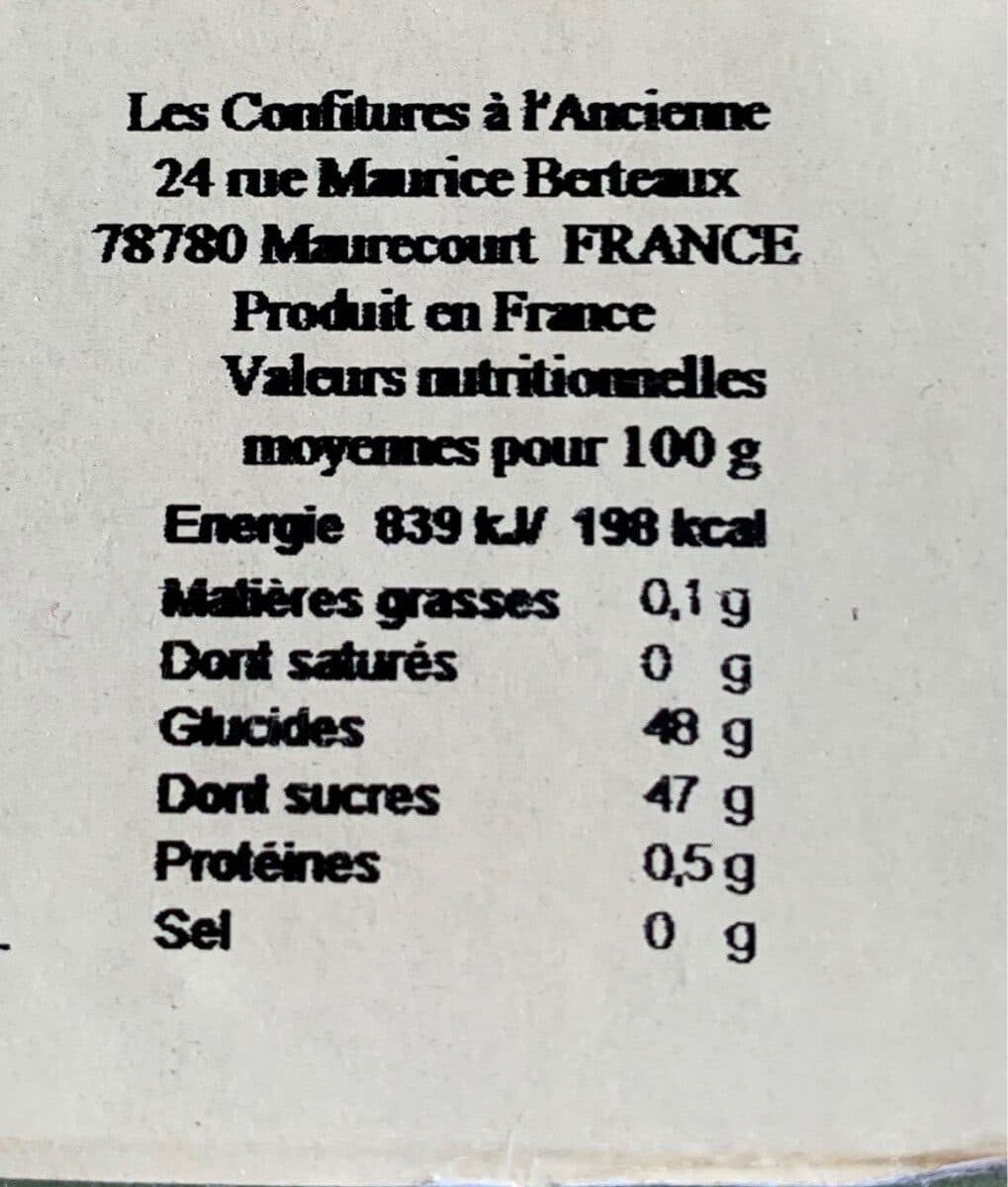 Open Food Facts Fraise packshot