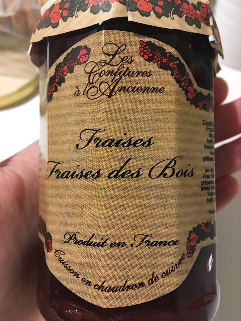 Les confitures à l’ancienne Fraises - Fraises des bois packshot