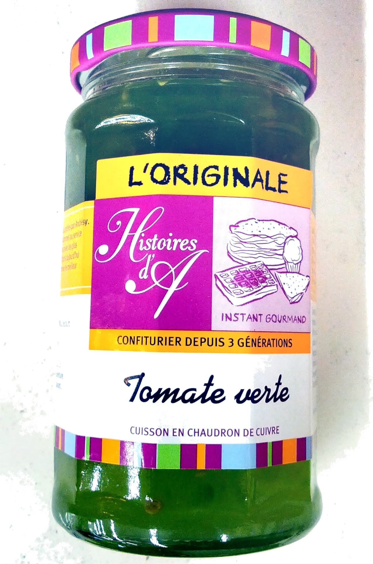 Andrésy Confitures Confiture de Tomate verte packshot
