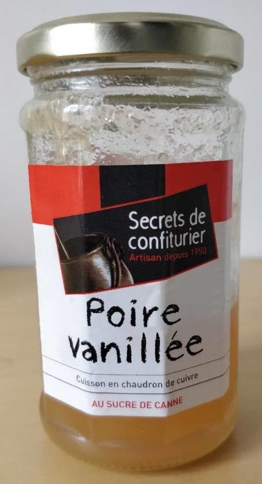 Secrets de Confiturier Poire Vanillée packshot