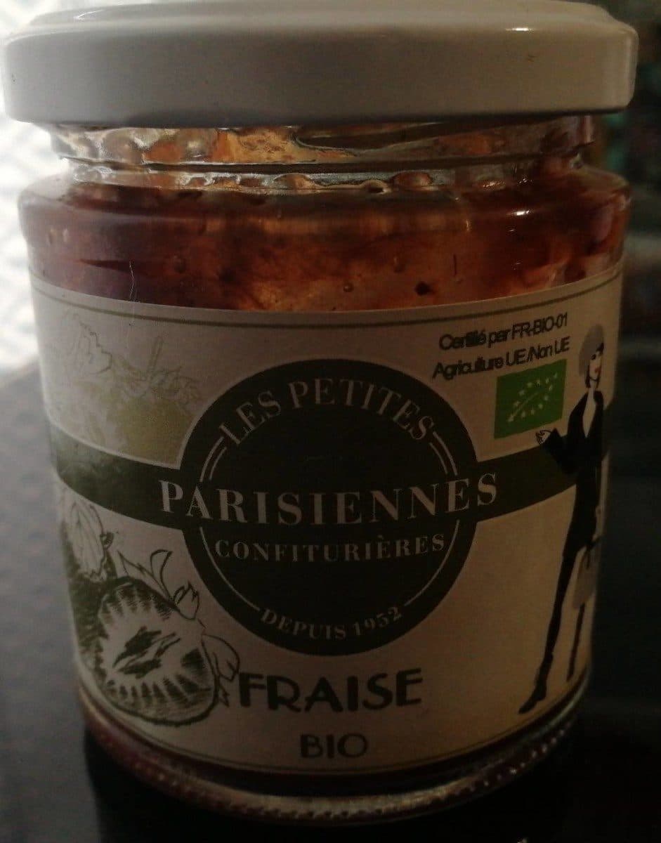 Les Petites Parisiennes Les petites parisiennes confiturières Fraise bio packshot