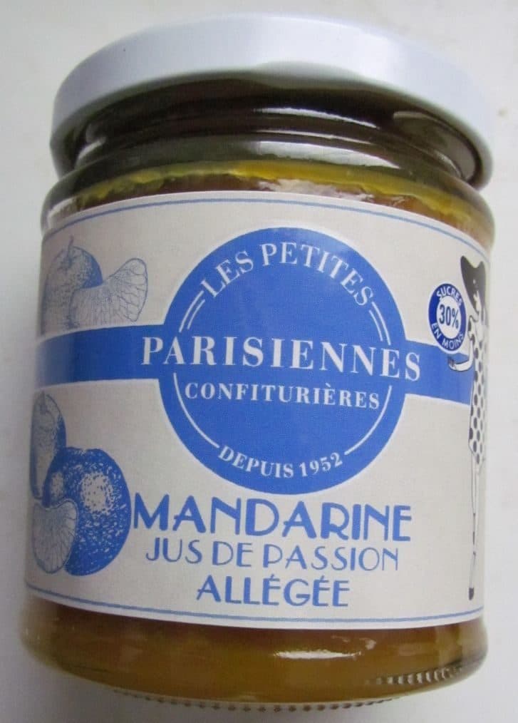 Andrésy confitures Mandarine Jus de Passion allégée packshot