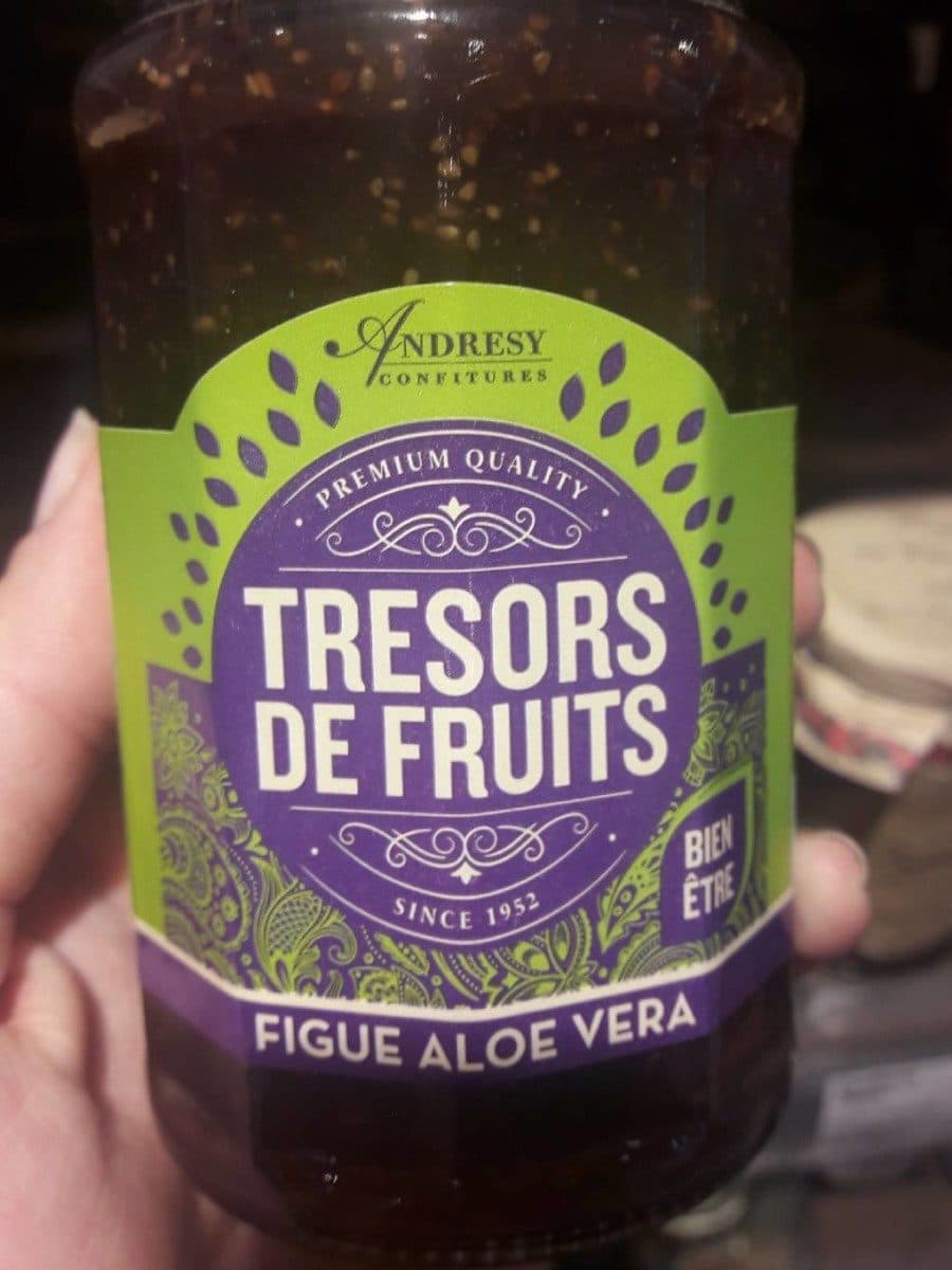 Andrésy Confitures Trésors de fruits figue aloe vera packshot