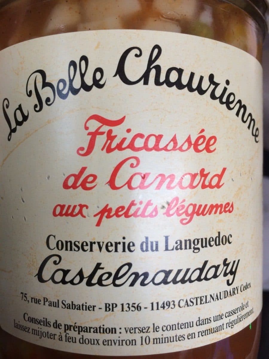 La Belle Chaurienne Fricassée de canard packshot