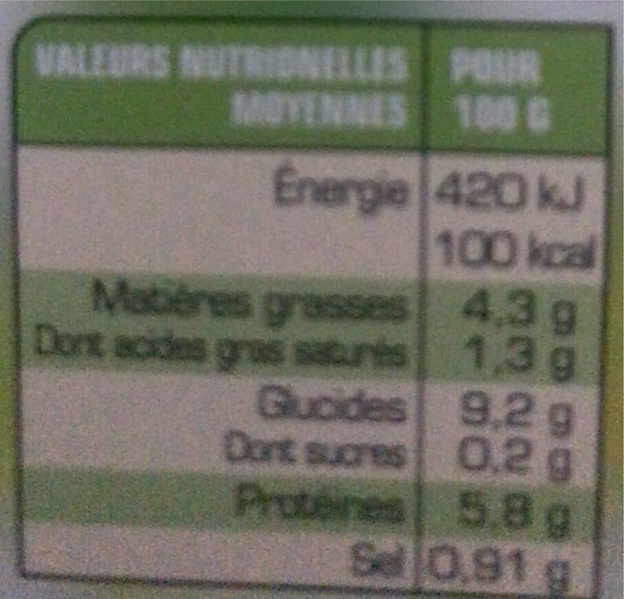 La Belle Chaurienne Omelette façon tortilla packshot