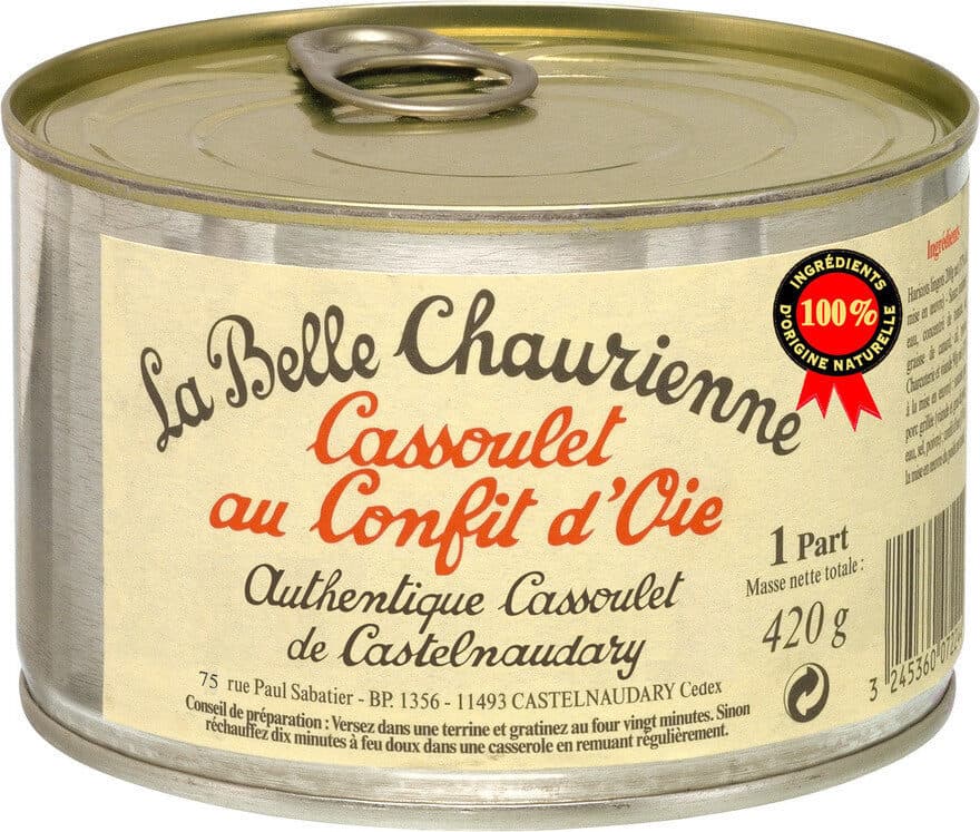 La Belle Chaurienne Cassoulet à l'oie packshot