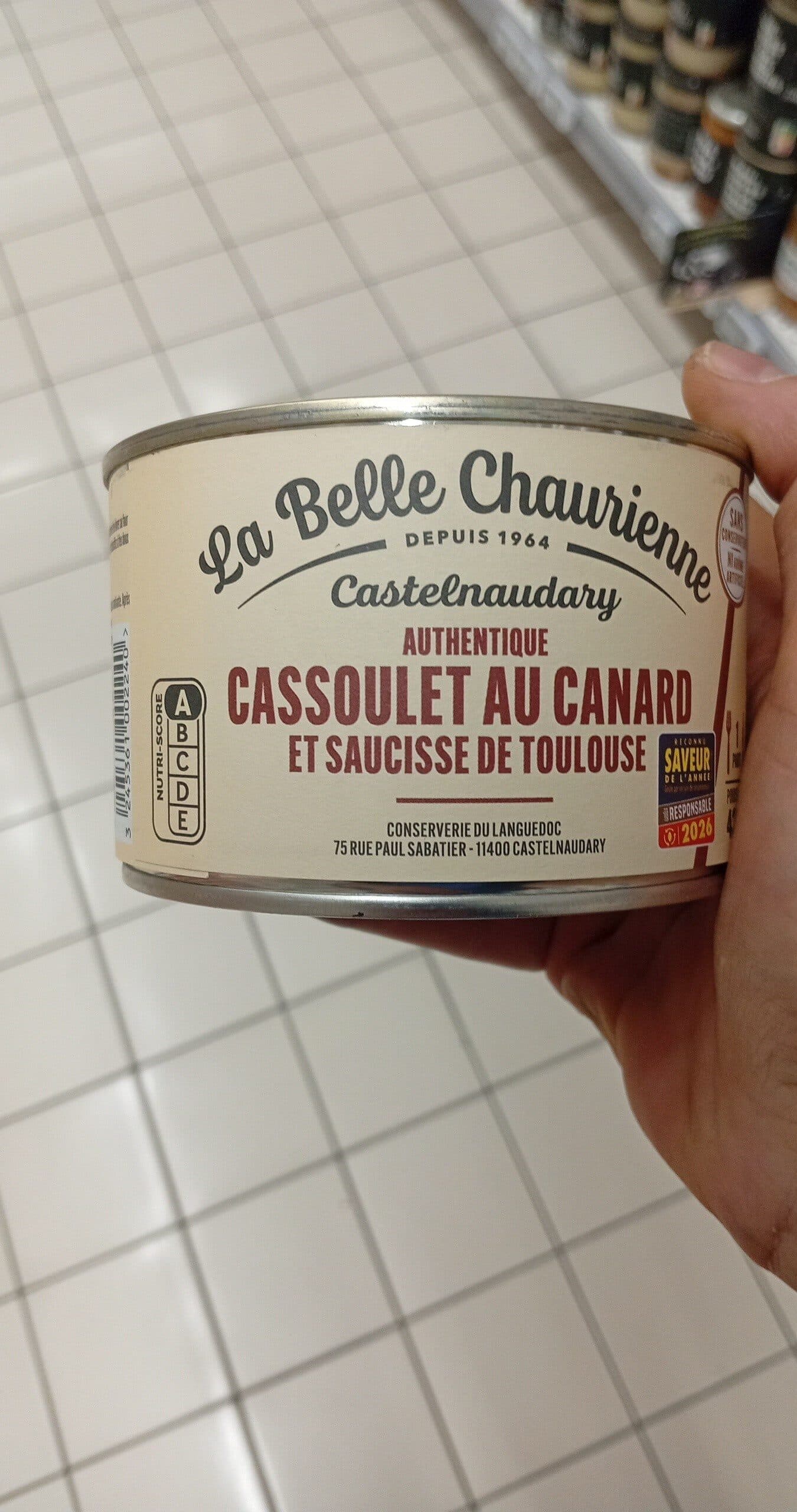 La Belle Chaurienne Cassoulet au Canard packshot