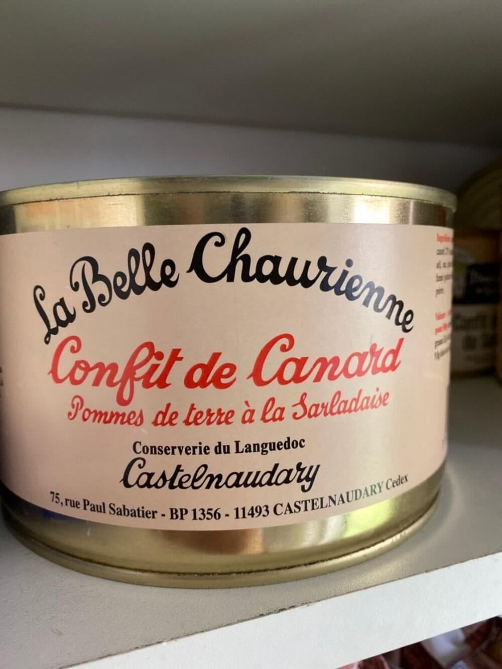 La Belle Chaurienne Confit de canard pommes de terre à la sarladaise packshot