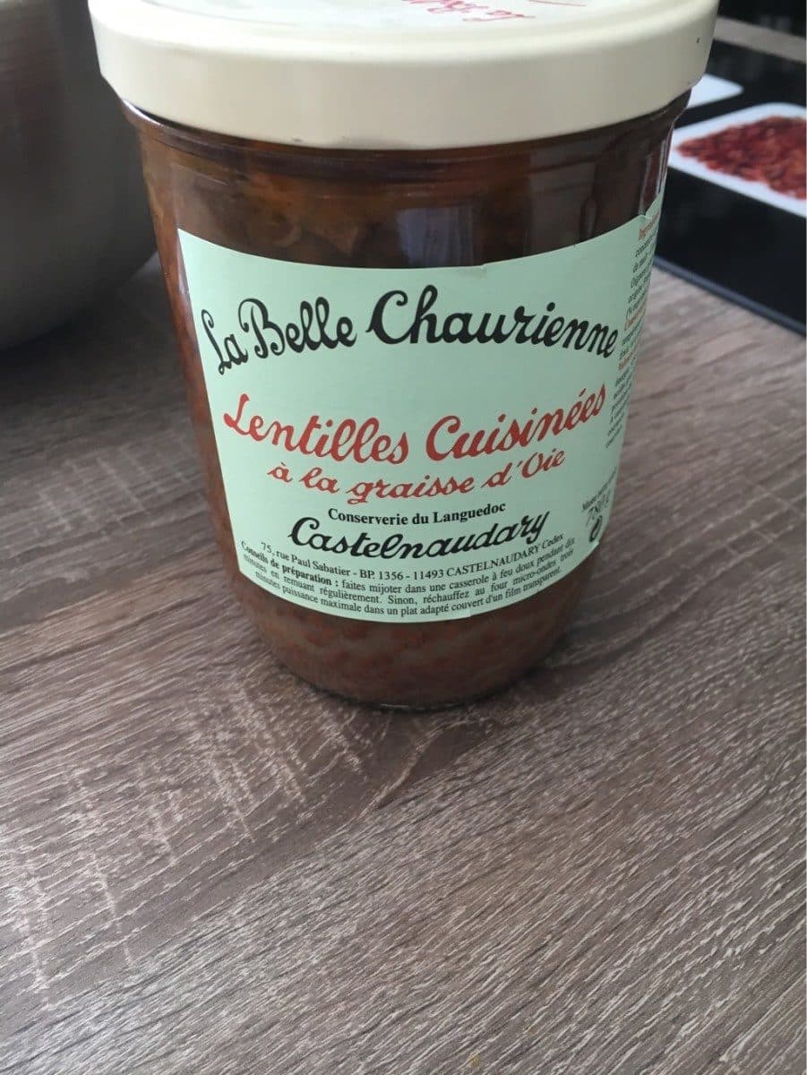 La Belle Chaurienne Lentilles cuisinées packshot