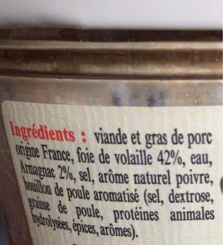 La Belle Chaurienne Confit de foie de volaille à l'armagnac packshot