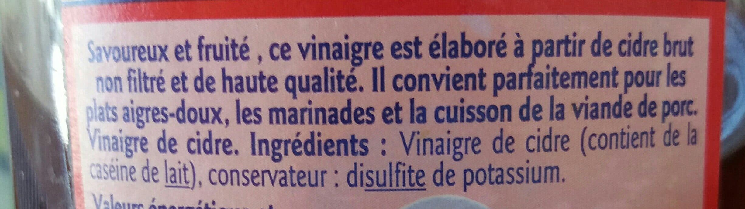 Grand Jury Vinaigre de cidre packshot