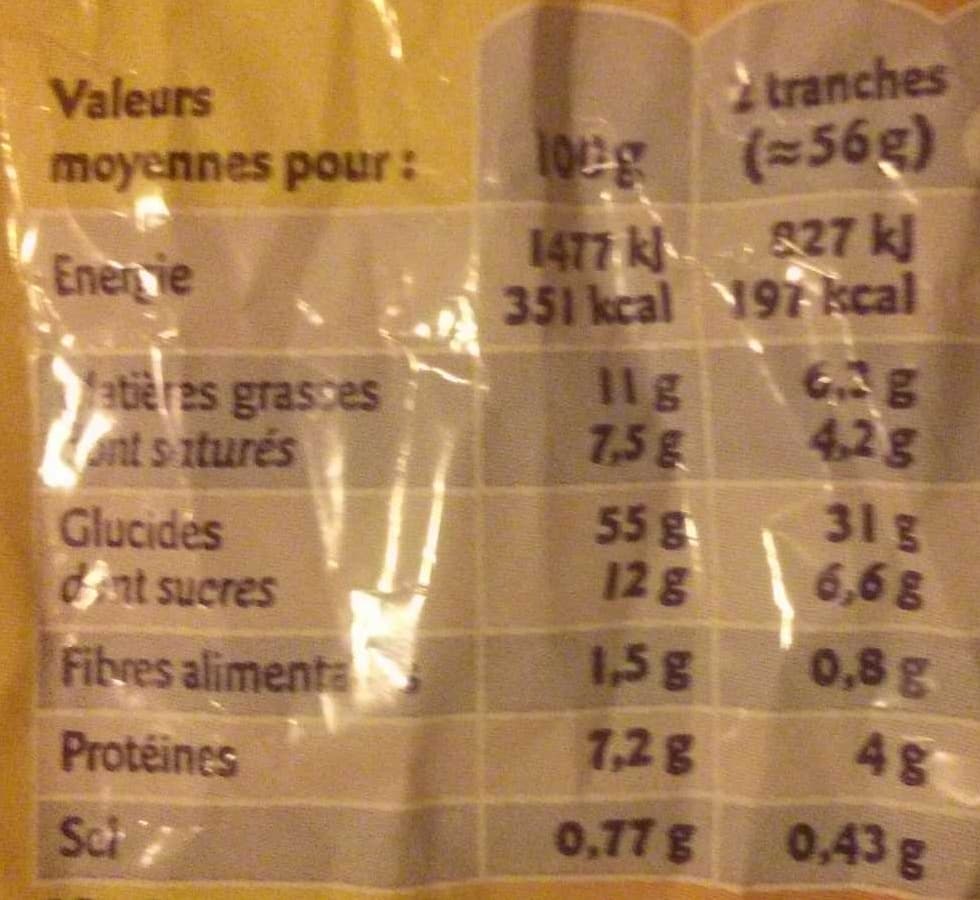 Grand Jury Brioche Tranchée Pur Beurre packshot