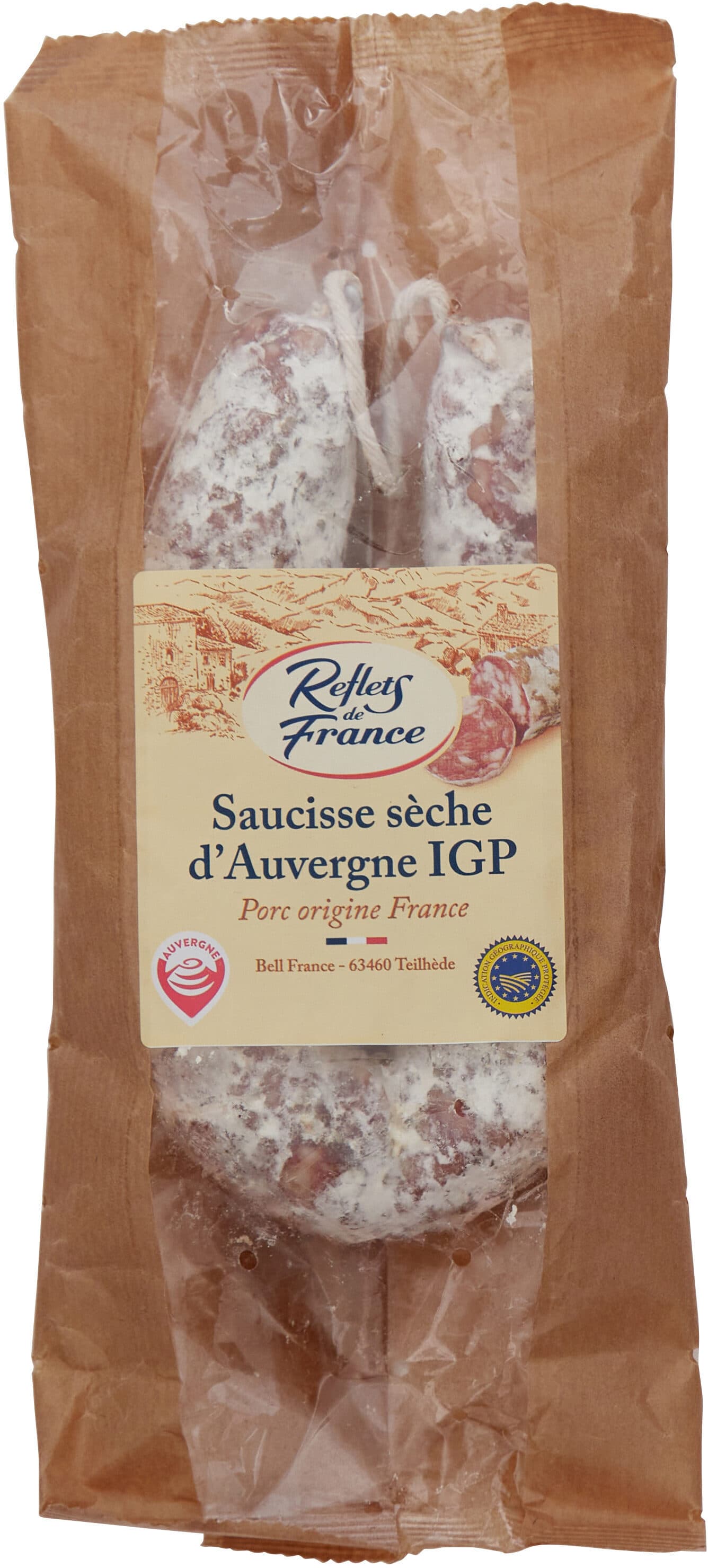 Carrefour Saucisse sèche d'Auvergne IGP packshot