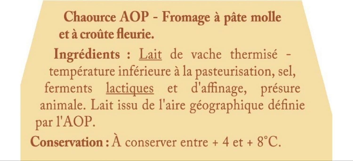 Carrefour Chaource AOP packshot
