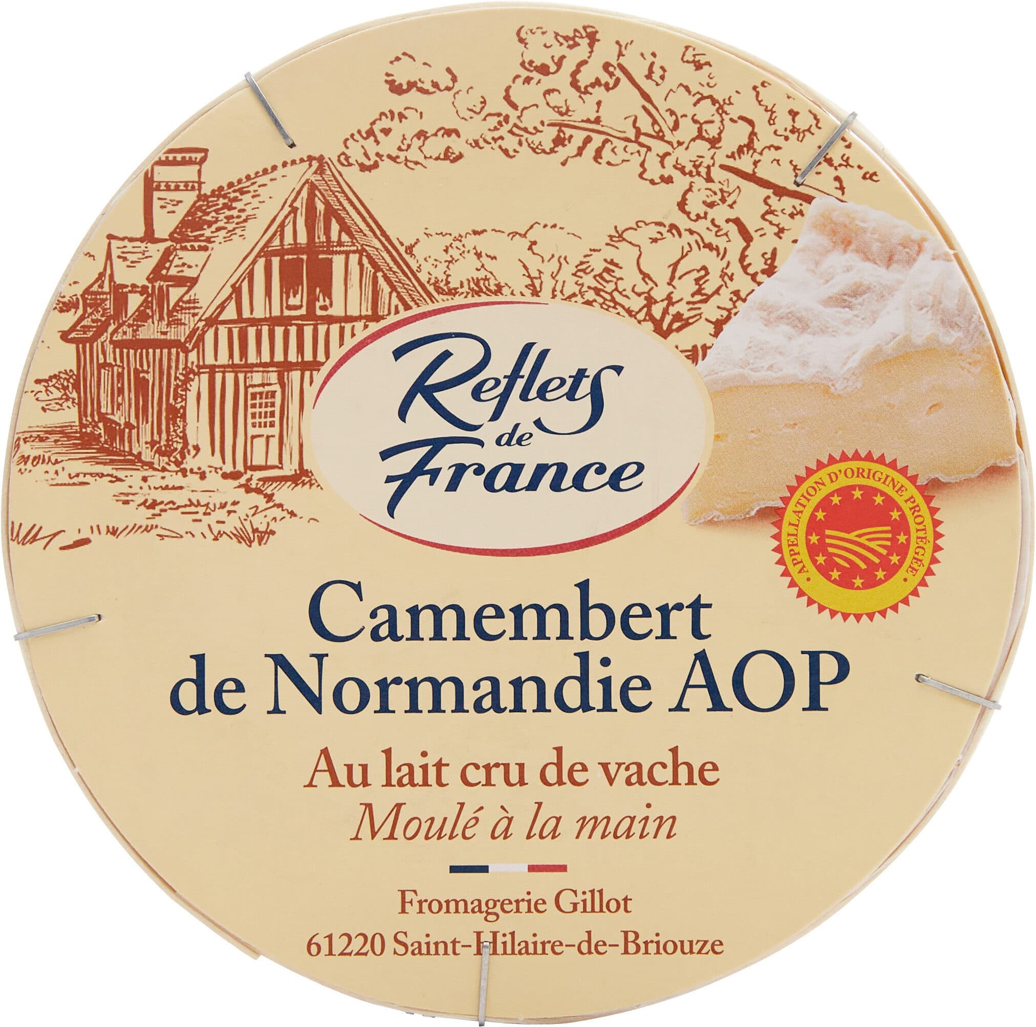 Carrefour Camembert de Normandie AOP au lait cru packshot