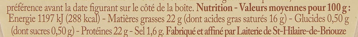 Carrefour Camembert de Normandie AOP au lait cru packshot