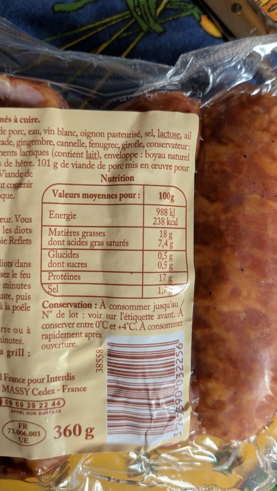 Carrefour Diots de Savoie à cuire packshot