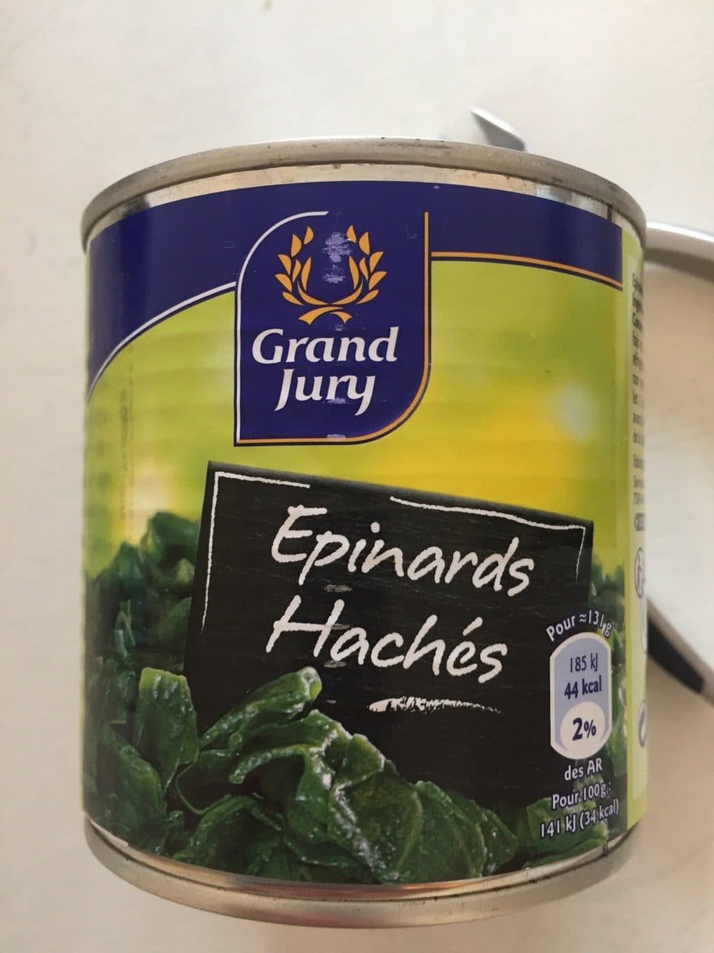 Grand Jury Epinard hachés packshot