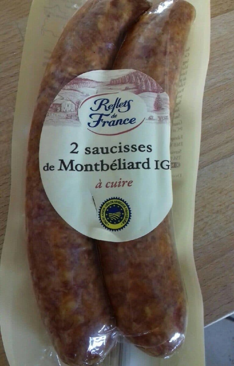 Reflets de France Saucisses de Montbéliard packshot