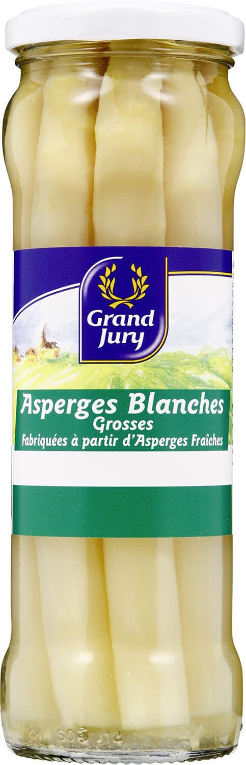 Grand Jury Asperges blanches grosses packshot