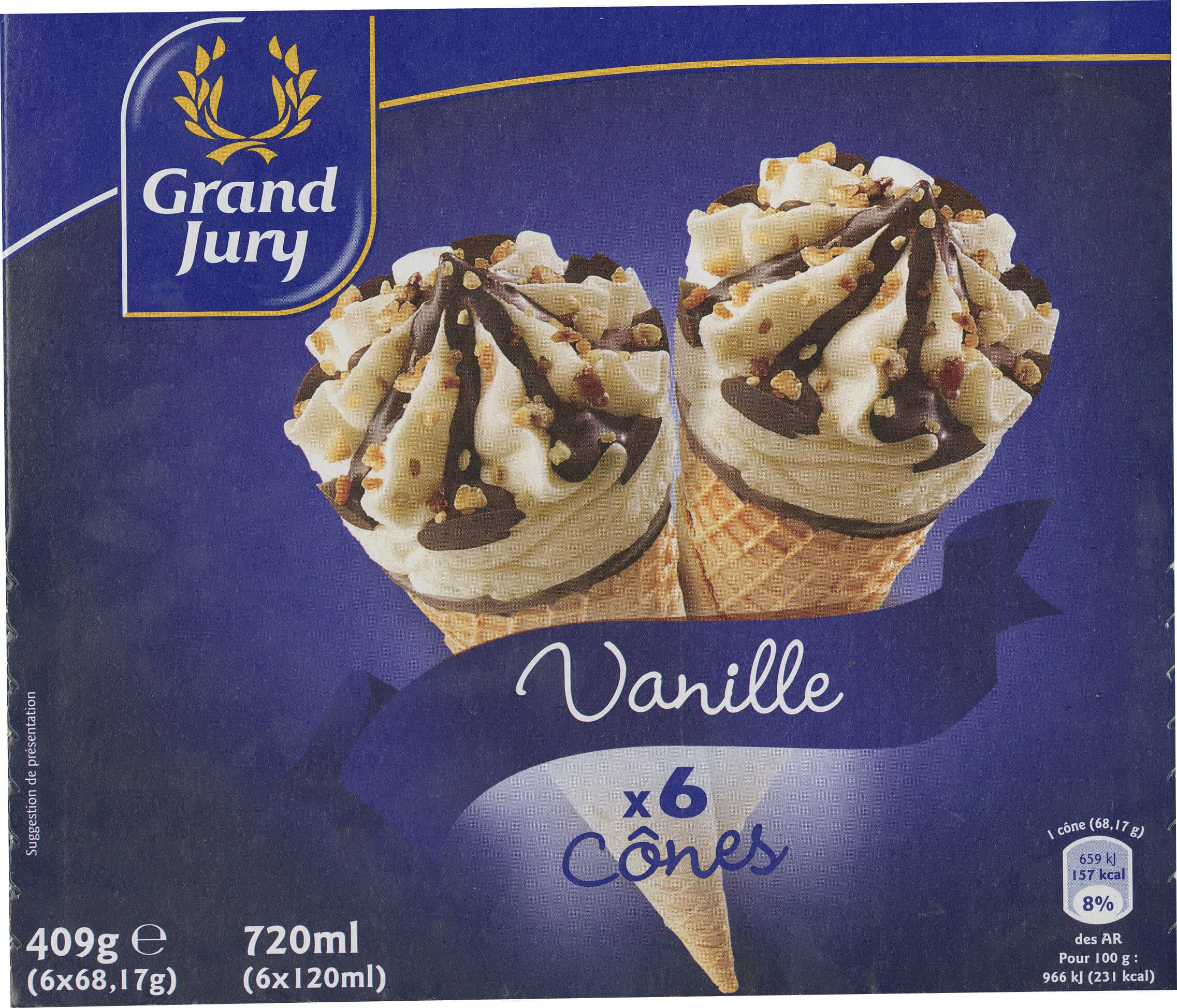 Grand Jury Cône vanille packshot