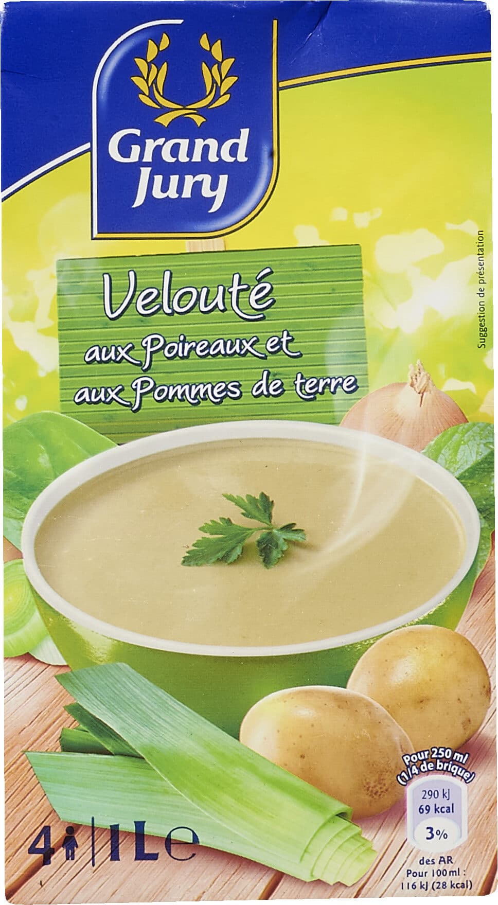 Grand Jury Velouté aux poireaux et aux pommes de terre packshot