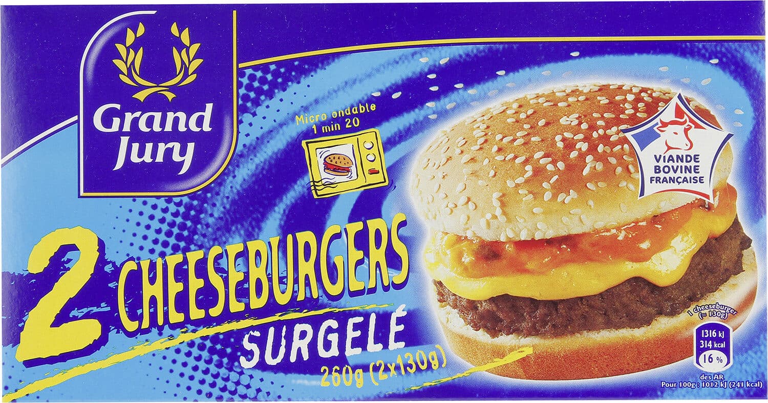 Grand Jury 2X130G Cheeseburger Grand Jury packshot