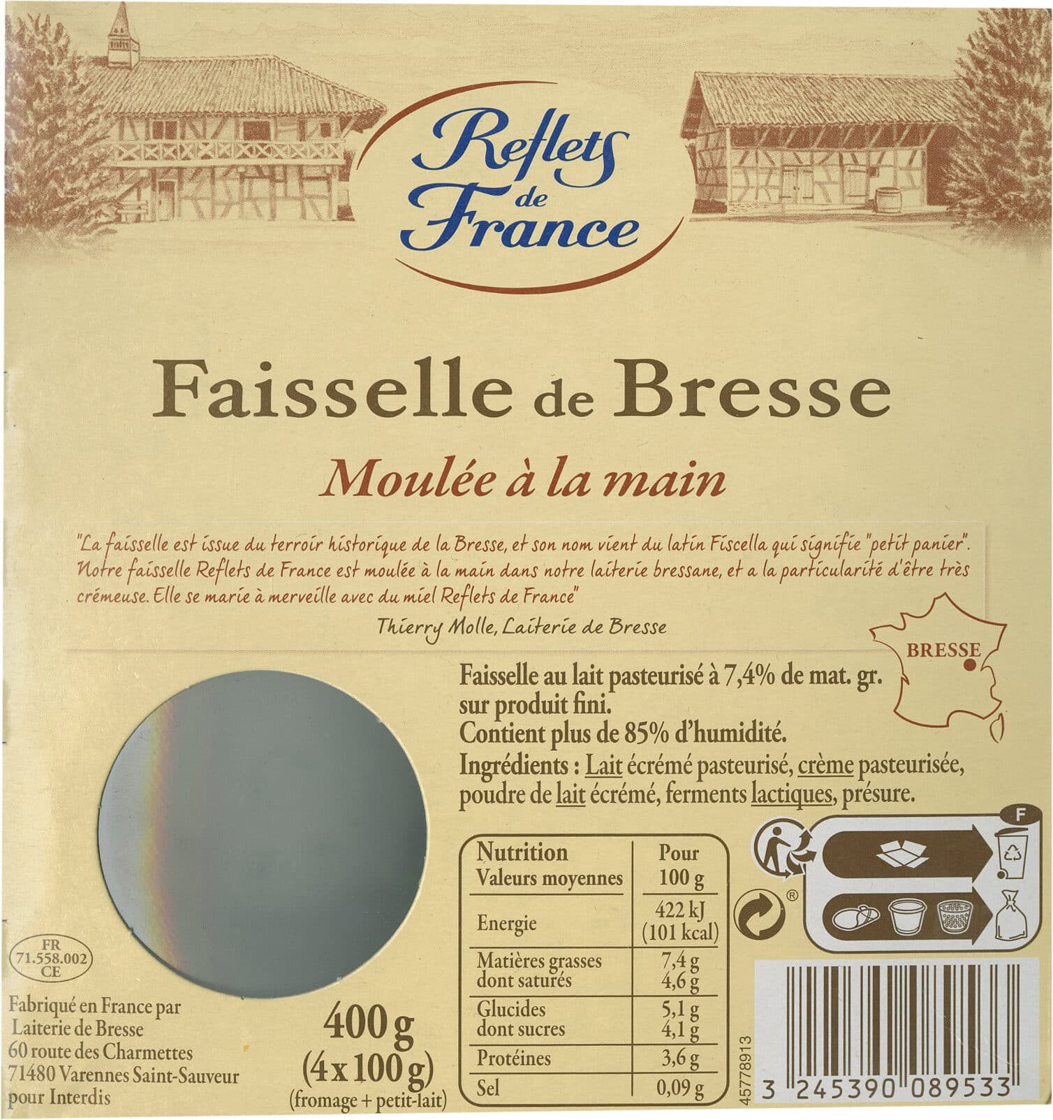 Carrefour Faisselle de la Bresse packshot