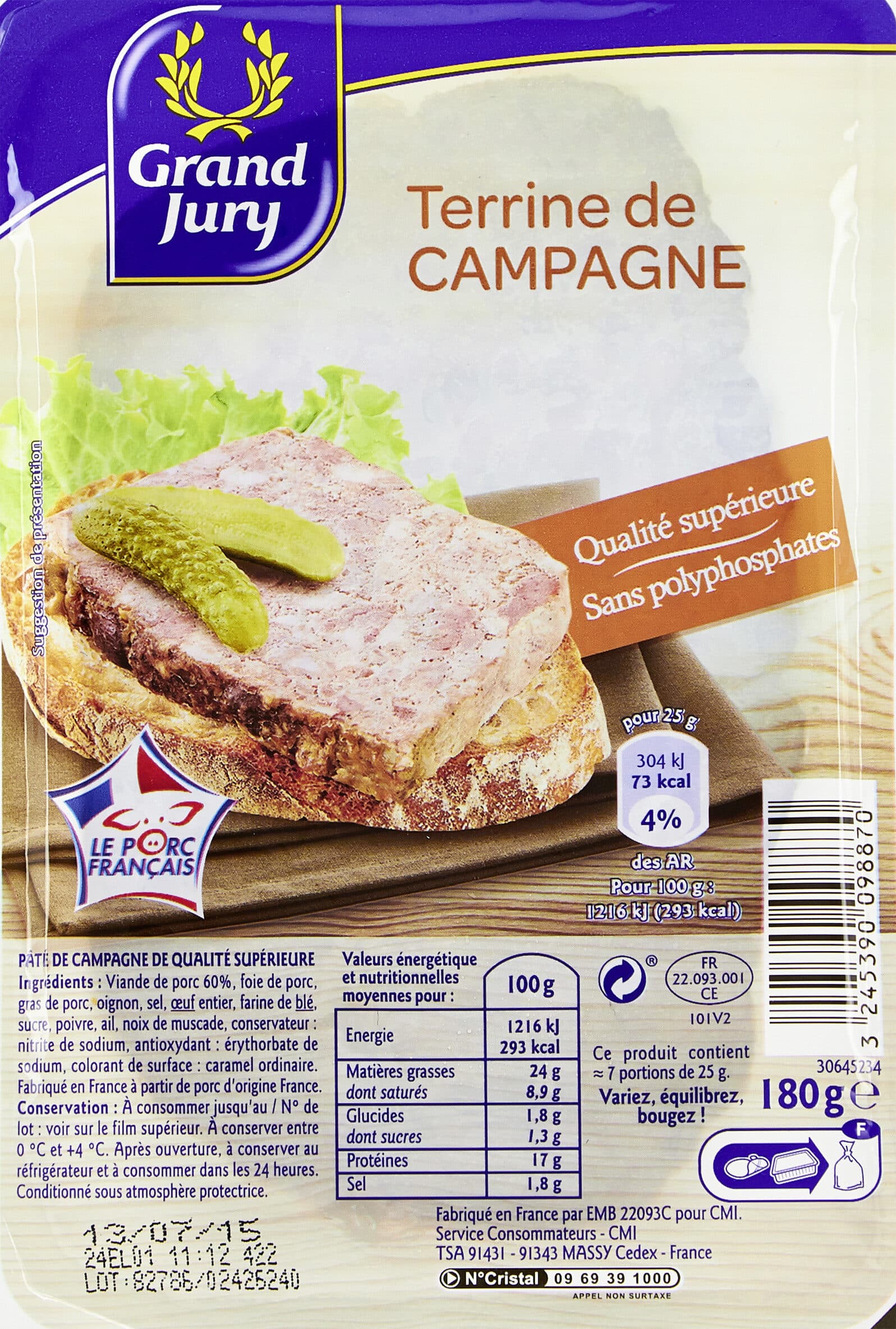 Grand Jury Pâté de campagne packshot