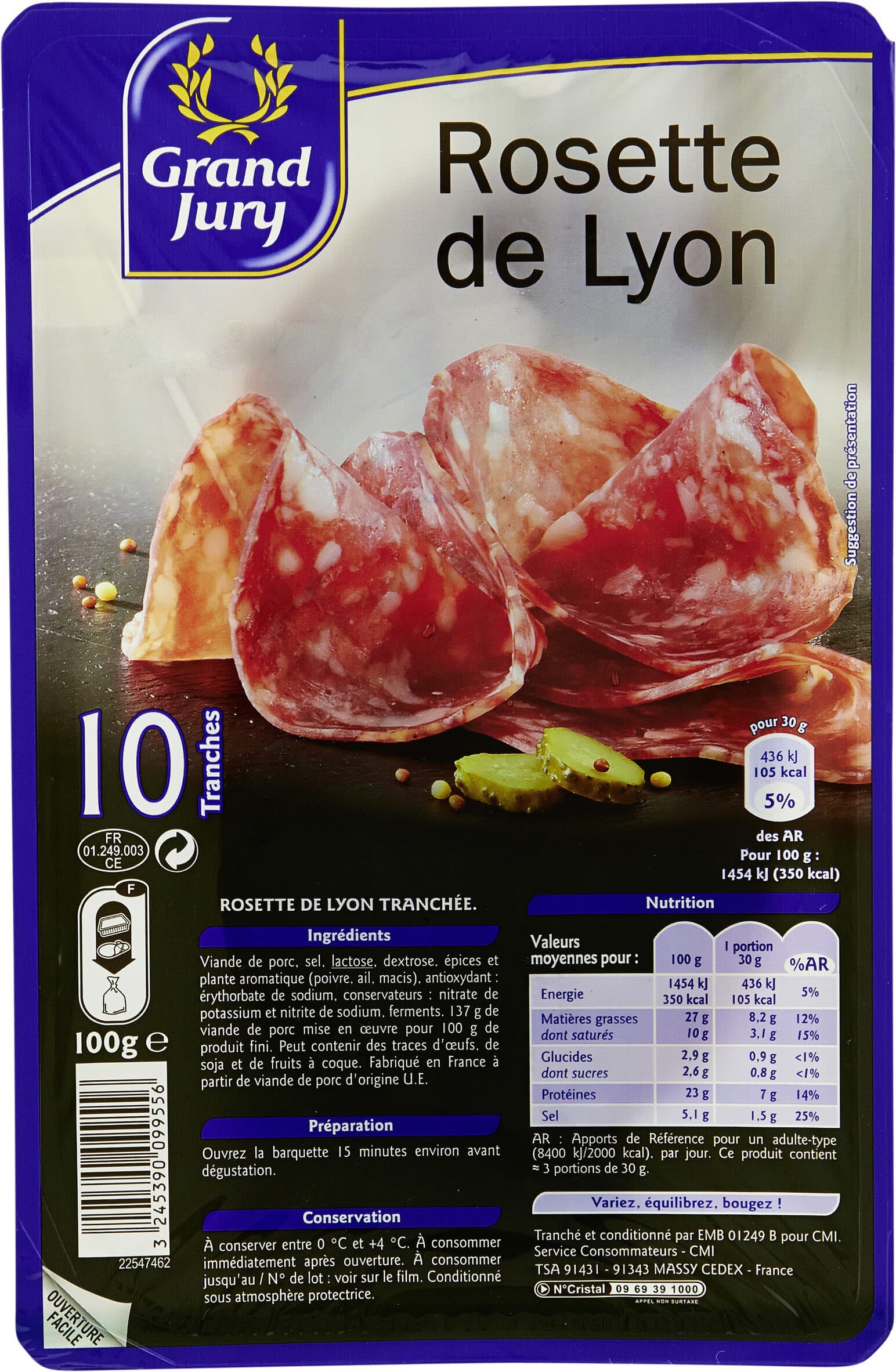 Grand Jury Rosette de Lyon packshot