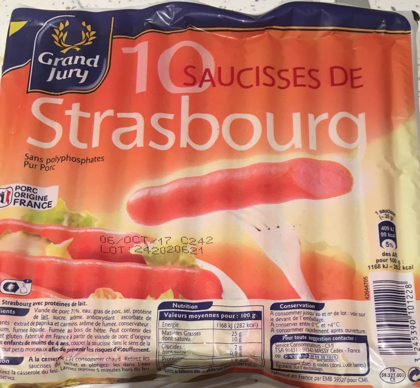 Grand Jury Saucisses de Strasbourg packshot