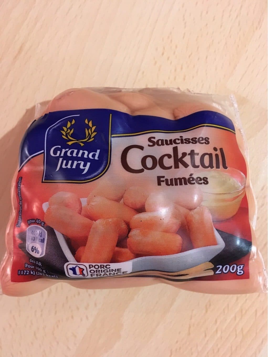 Grand Jury Saucisses cocktail fumées packshot