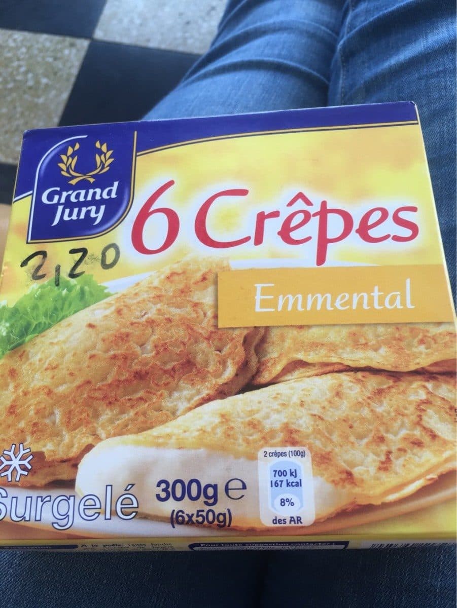 Grand Jury 6 Crêpes Emmental packshot