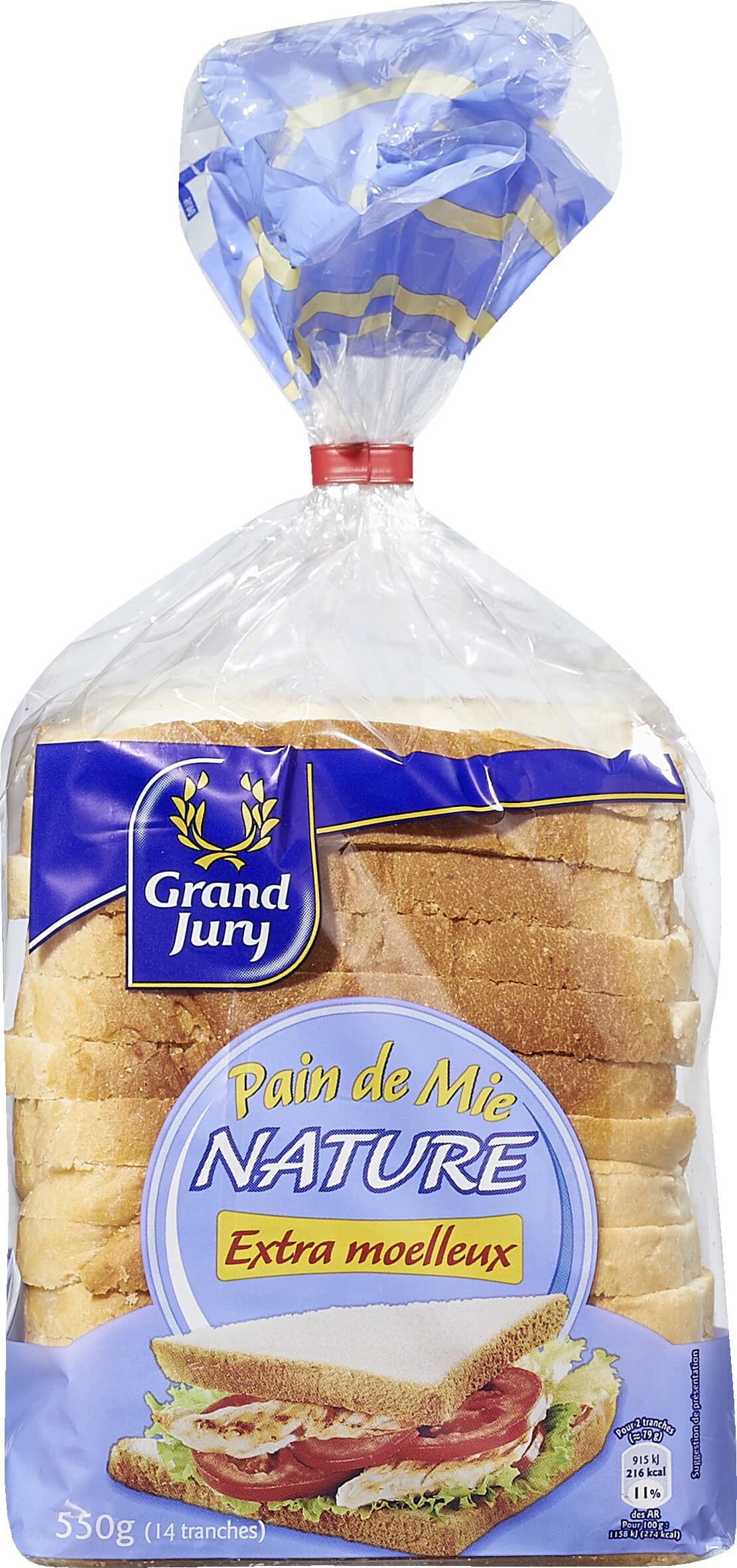 Grand Jury Pain de mie nature extra moelleux packshot