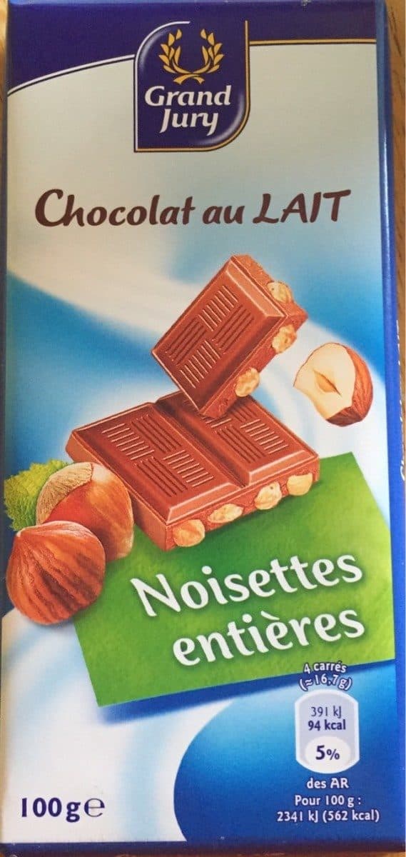 Grand Jury Chocolat au lait noisette packshot