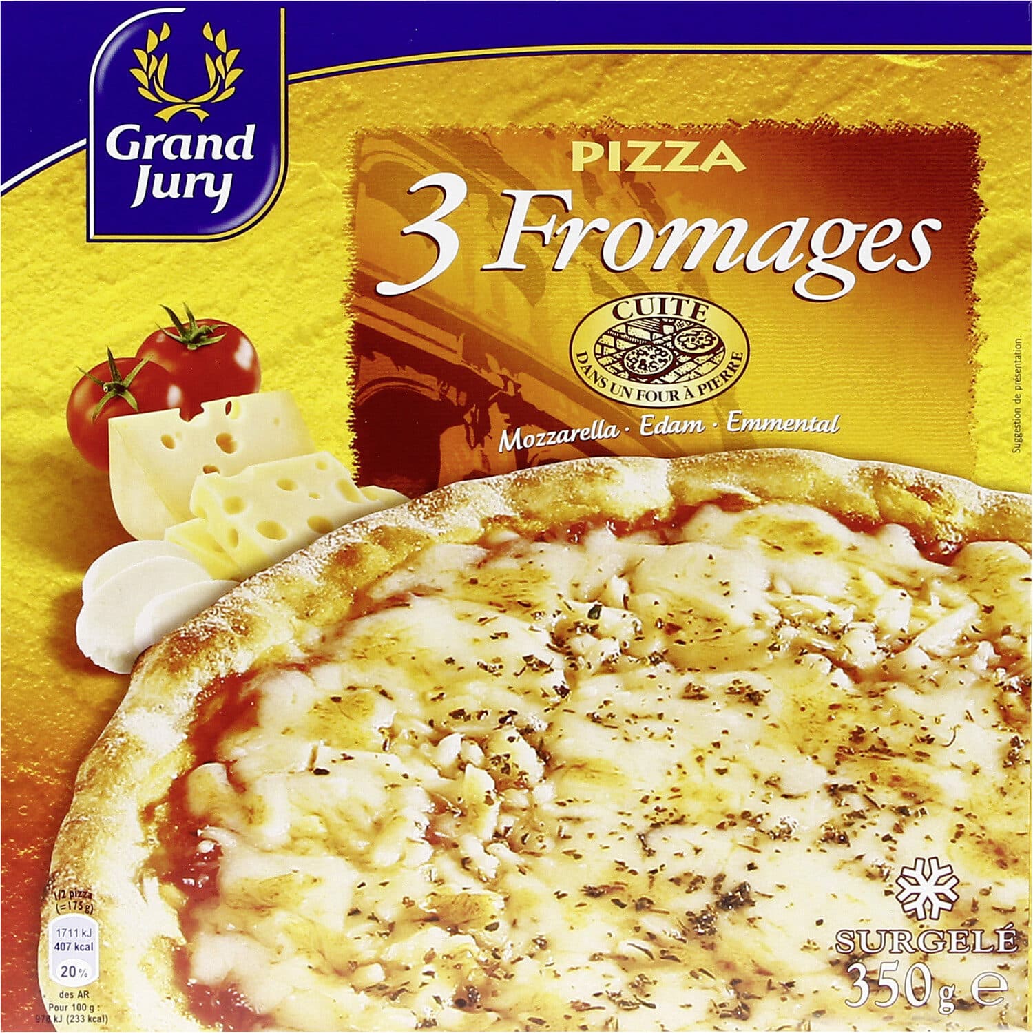Grand Jury Pizza 3 Fromages packshot