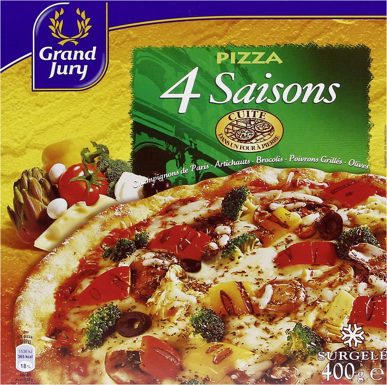 Grand Jury Pizza 4 Saisons packshot