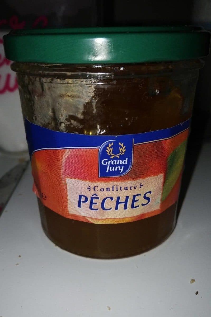 Grand Jury Pot 370G Confiture Peches Grand Jury packshot